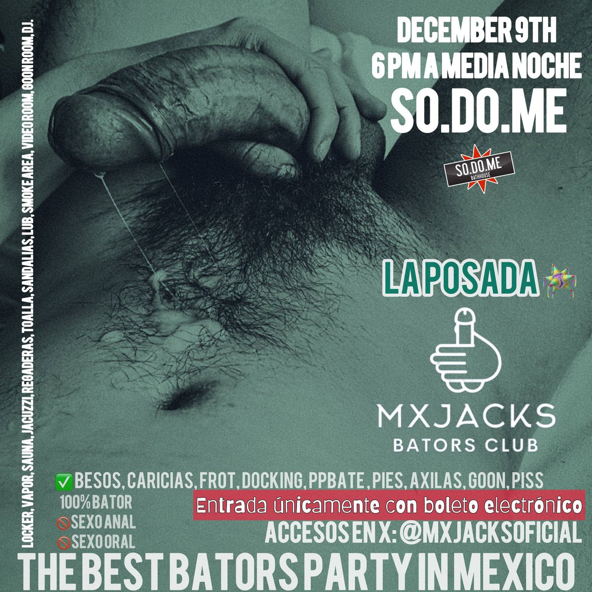 No te quedes fuera de la ÚLTIMA FIESTA BATOR del 2025 <a href="/mxjacksoficial/">Mxjacksoficial</a> andáremos dando pruebas de nuestro #Delator 🔥🔥🔥 y llevaremos algunos regalitos cortesía de <a href="/MyEroticSHOP/">MyEroticSHOP(Entregas Personales CDMX)</a> 

Adquiere tu boleto YA! ⬇️⬇️⬇️

eventbrite.com/e/la-posada-mx…