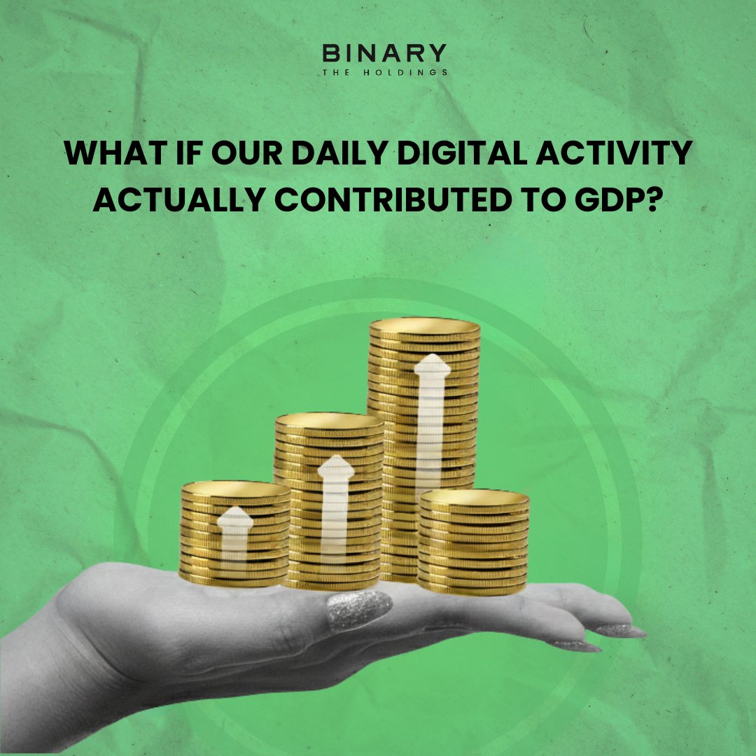 thebinaryhldgs's tweet image. Billions of hours are spent every day browsing, watching, playing, and connecting online.

Yet none of it counts as economic value.

Even though these interactions create real utility and welfare, they still don’t count as part of the economy.

Because no direct monetary…