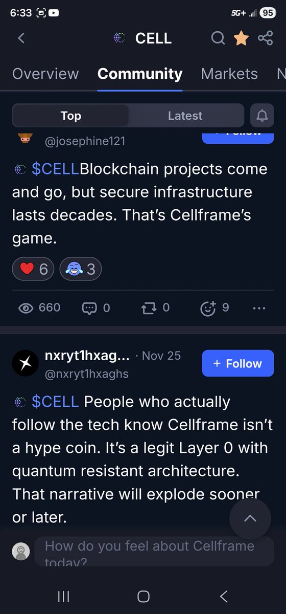 o45633906's tweet image. 📢 $CELL Talk 👄 👏