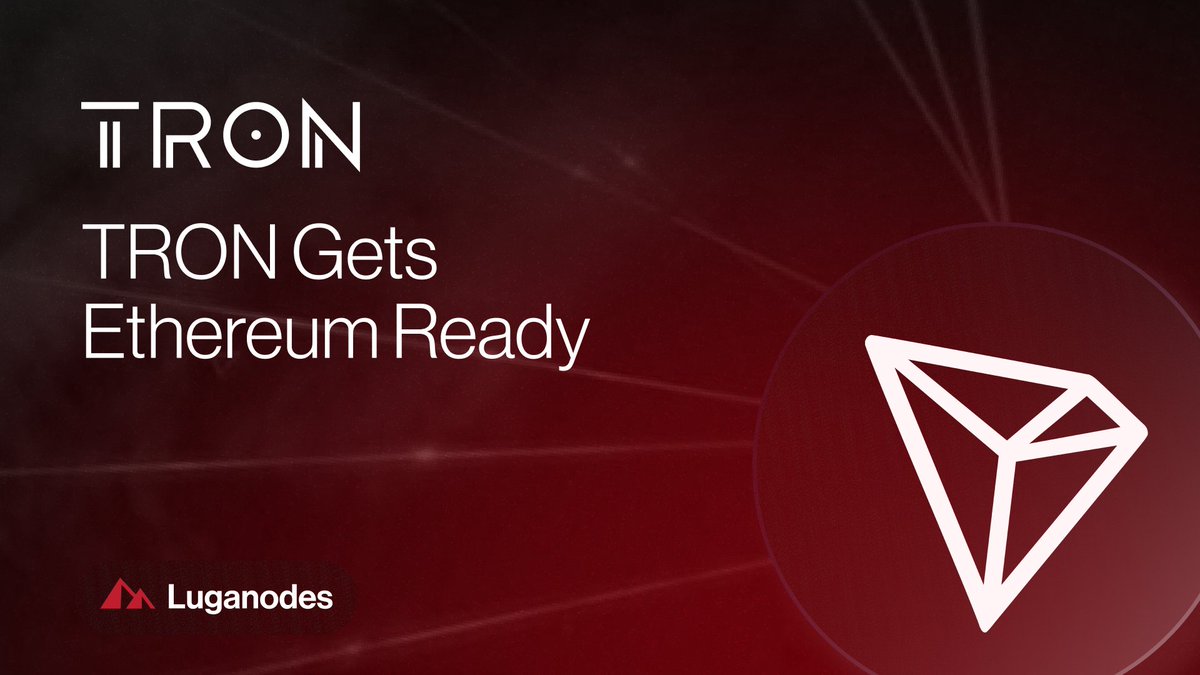 1/
<a href="/trondao/">TRON DAO</a> is making moves to become the most EVM-compatible chain outside of the Ethereum L2s. It's not just about low fees anymore.

The latest GreatVoyage-v4.8.1 upgrade strategically mirrors Ethereum's Dencun changes. 🧵👇
