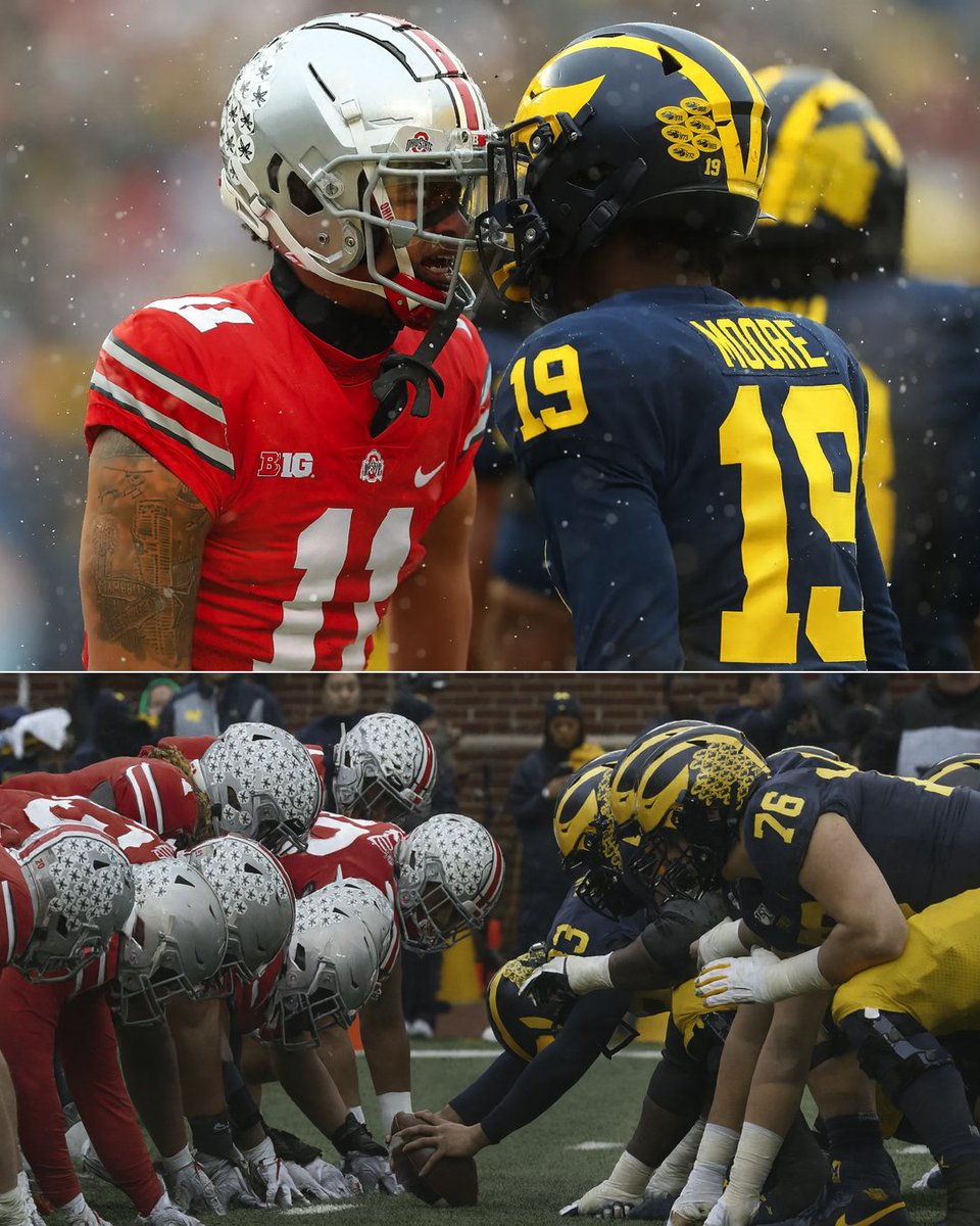 CSOonX's tweet image. If all Rivalry Week games were color-on-color, a thread. 🧵😍

Ohio State vs. Michigan:

Follow: @CSOonX