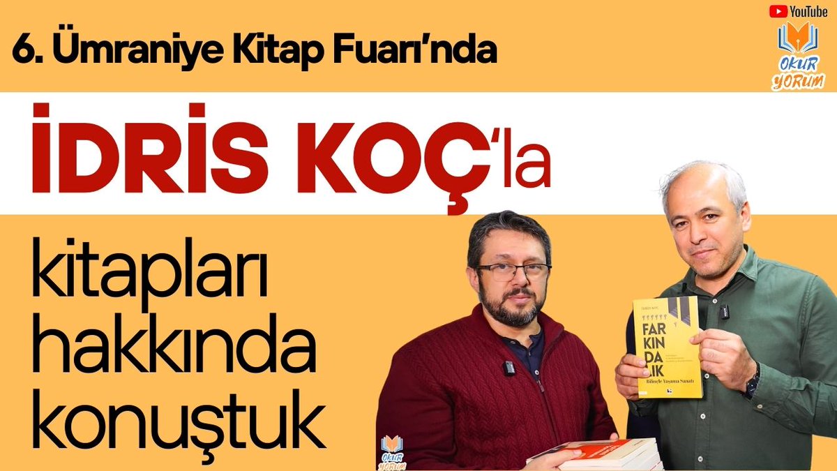 Yazar İdris Koç'la Ümraniye Kitap Fuarı'nda Kitapları Hakkında Konuştuk.

Görgü, nezaket ve insani ilişkiler üzerine çalışan değerli yazar İdris Koç'la bir araya geldik ve kitapları hakkında konuştuk.
İzlemek için : youtu.be/pXH2kCjUtM0