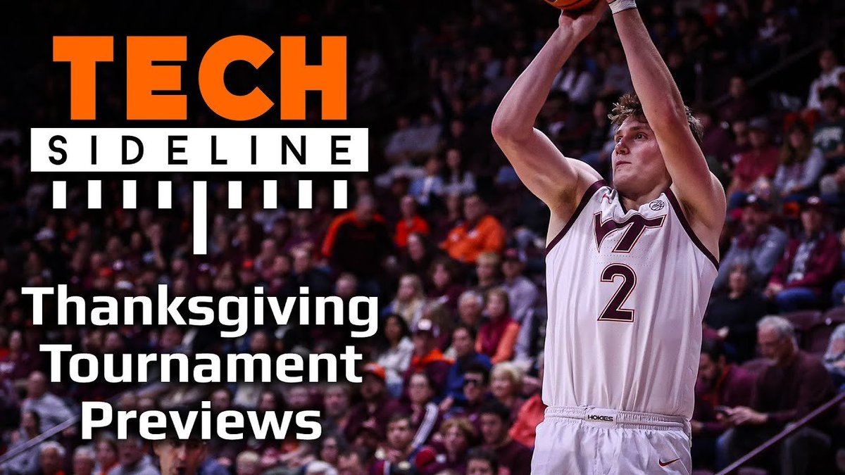 TechSideline's tweet image. The Tech Sideline Basketball Show: Thanksgiving Tournament Previews

The #Hokies head down to the Bahamas and U.S. Virgin Islands, respectively, for Feast Week. How have things gone so far and what can we expect over the next few days? (44 minutes)
youtube.com/watch?v=TEmRys…