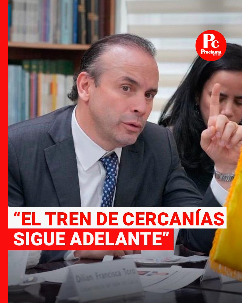 Proclama's tweet image. El Tren de Cercanías de Cali avanza. Alejandro Eder confirma alianzas con Corea, Alemania, Francia y EE.UU. para hacerlo realidad.

Más detalles aquí: proclamadelpacifico.com/cali-avanza-en…