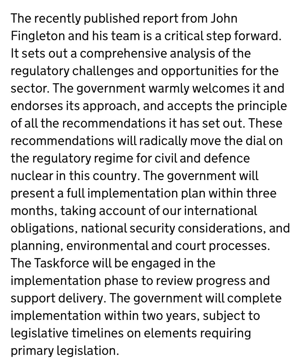 The full written speech is even less clear!

Government "accepts the *principle* of all the recommendations".

What does that mean? Are they accepting ALL or are they not?

Note the "international obligations" - our leaks were right!

Stop speaking in vague terms and ACCEPT ALL.