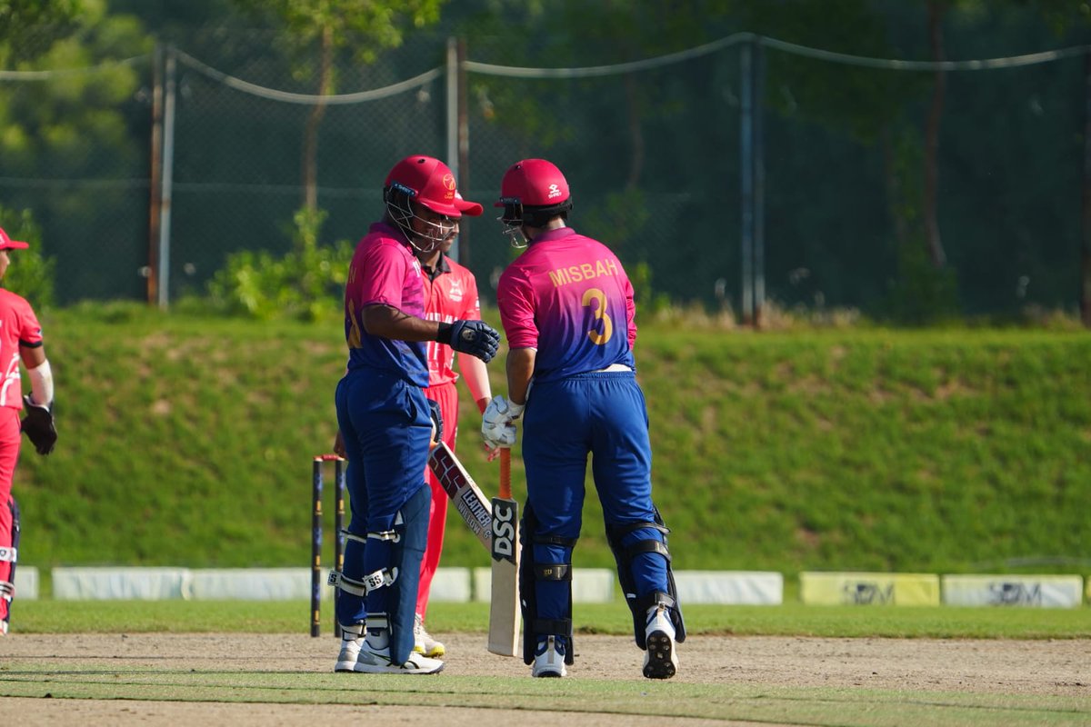 EmiratesCricket's tweet photo. ACC U19 Premier Cup 2025 - Ajman
UAE beat Bahrain by 148 runs!
Scores in brief:
UAE: 332 all out, 50 overs (Ayaan Misbah 72, Prithvi Madhu 66, Yayin Rai 61; Ayan Syed 4-53, Abdullah Yousaf 4-31)
Bahrain: 184 all out, 44.5 overs (Sai Vaddiraju 53; Karan Dhiman 4-46) https://t.co/Rxl133MIRx