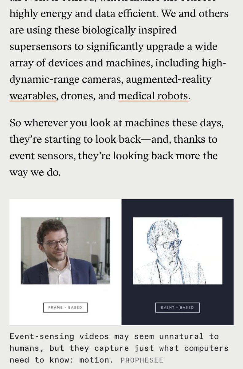 DawnC1235's tweet image. We and others are using these biologically inspired super sensors 

So wherever you look at machines these days they are starting to look back 🫣👀

spectrum.ieee.org/event-sensors-…