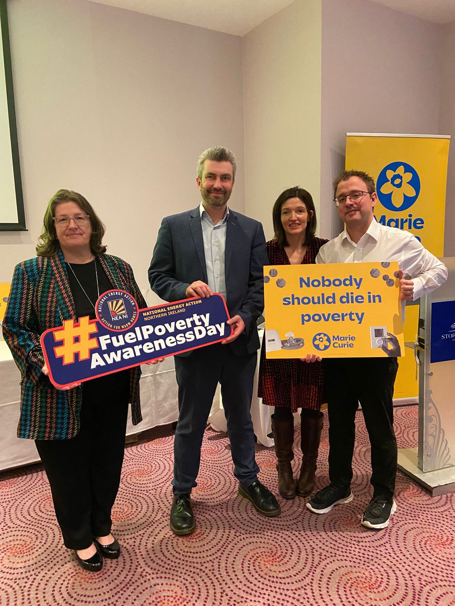 Thank you so much <a href="/Kelmba/">Kellie Armstrong</a> <a href="/DannyDonnelly1/">Danny Donnelly MLA</a> and <a href="/MarieCurieNI/">Marie Curie NI</a> for supporting our #FuelPovertyAwarenessDay. Your support reminds us that together, we can make a difference.