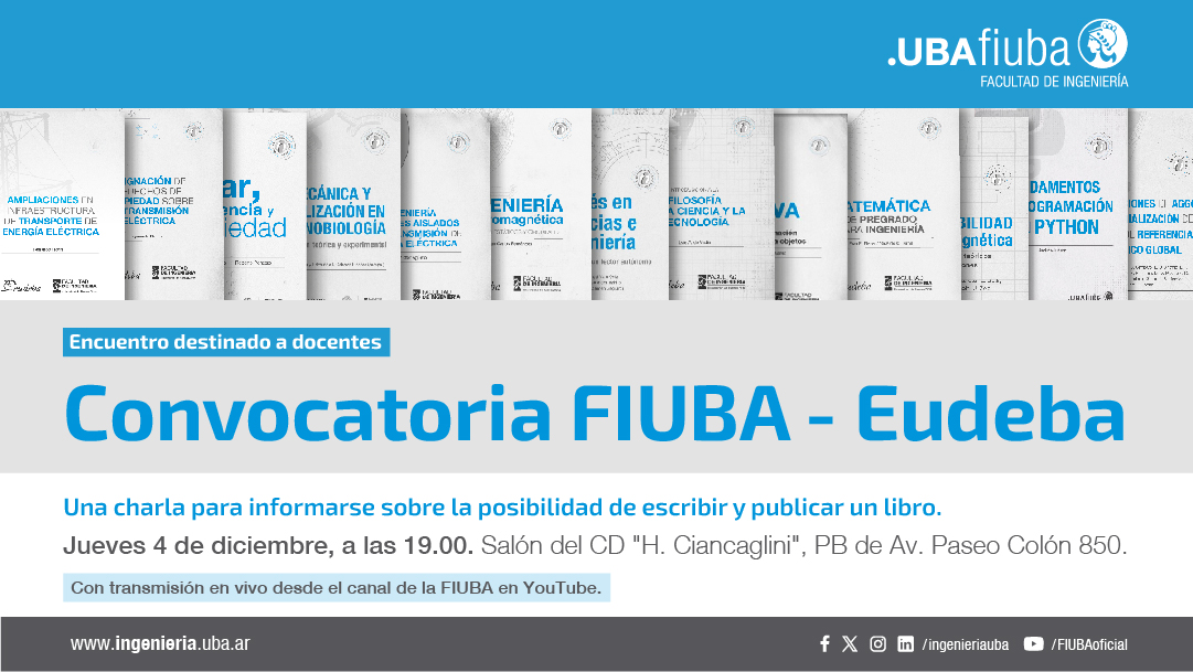 ingenieriauba's tweet photo. #UBA #FIUBA #Ingeniería #Eudeba https://t.co/uqHZ283qRN