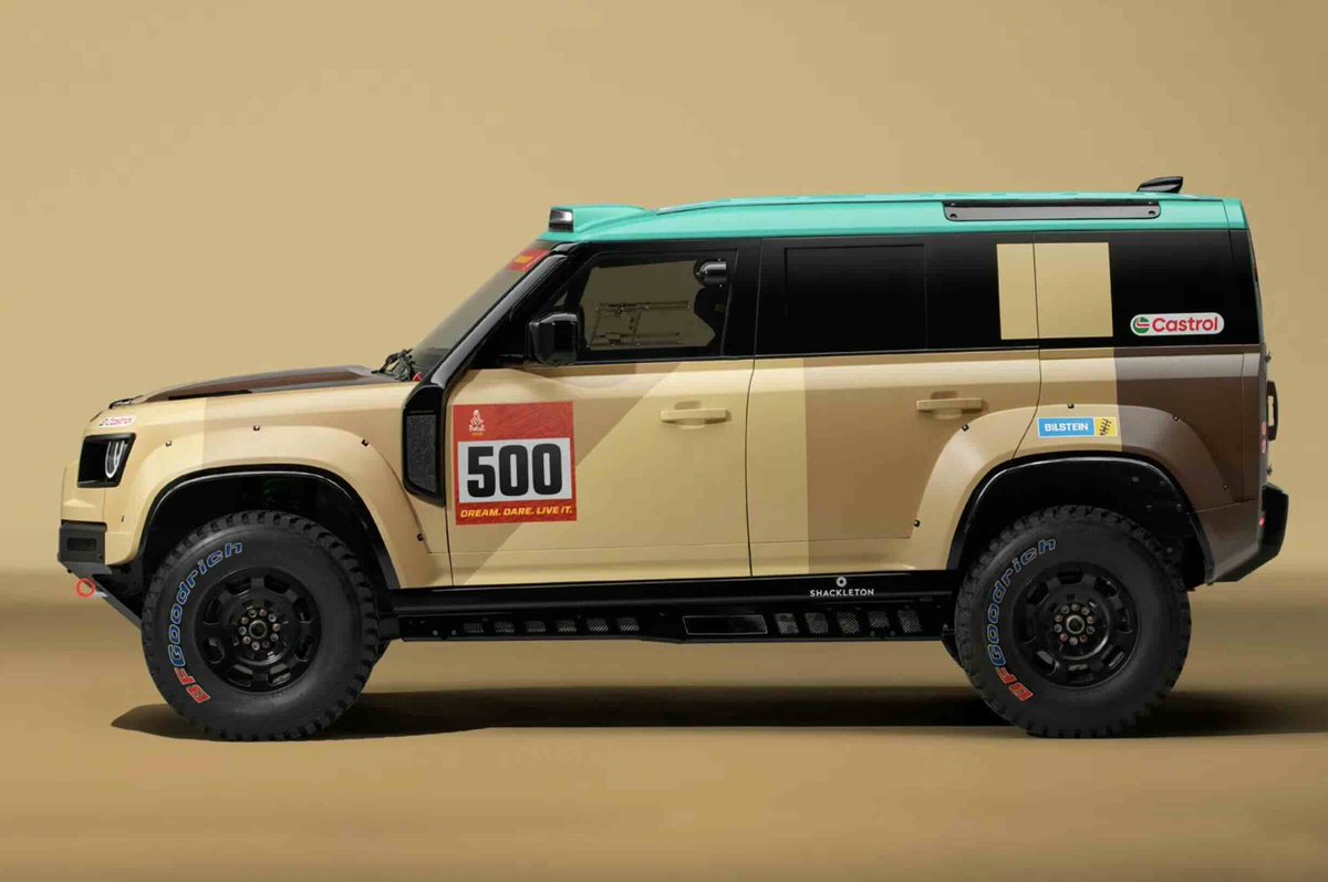 AutomobeIN's tweet image. NEW OFF-ROAD MONSTER

#Defender Dakar D7X-R

A rally-ready SUV built for World Rally-Raid Championship (#W2RC) 2026