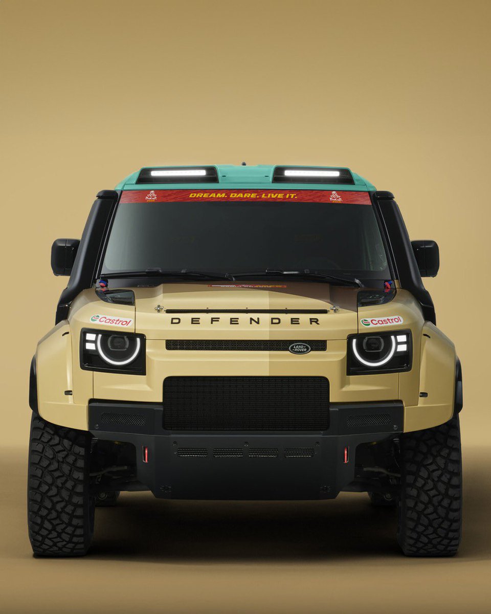 AutomobeIN's tweet image. NEW OFF-ROAD MONSTER

#Defender Dakar D7X-R

A rally-ready SUV built for World Rally-Raid Championship (#W2RC) 2026