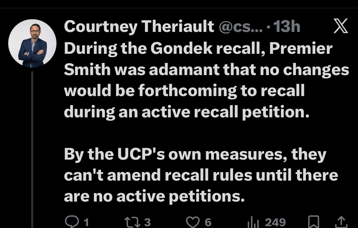 MargTokar's tweet image. You want to change the rules in the middle of the game? A game that Albertans are playing by rules you legislated? @ABDanielleSmith @Alberta_UCP 

Try it. Just try it. You think Albertans are angry now?  

Wait for it.