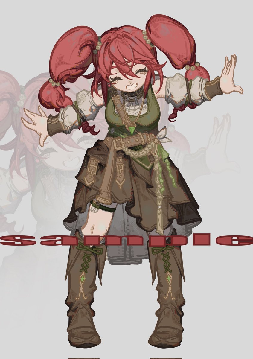 🍵/#絵描きさんと繋がりたい #創作 #illustration #procreate #電繪 #立绘 #双子星公主 #稿件 #委托 #约稿 #插画约稿