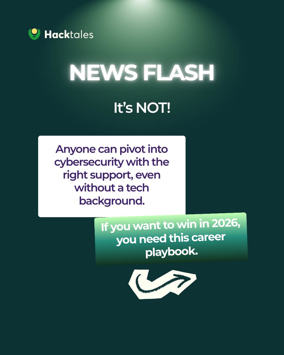 Hacktales_'s tweet image. Learn why digital trust → the NEW currency.

#CybersecurityCareers #TechPivot #AI2026 #NigerianTech #CyberSkills #LearnCybersecurity