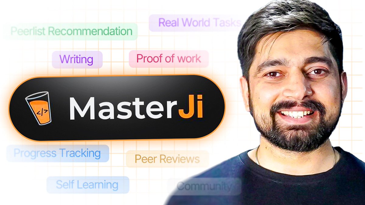 Hiteshdotcom's tweet image. Masterji platform tour is out on chaicode YouTube channel