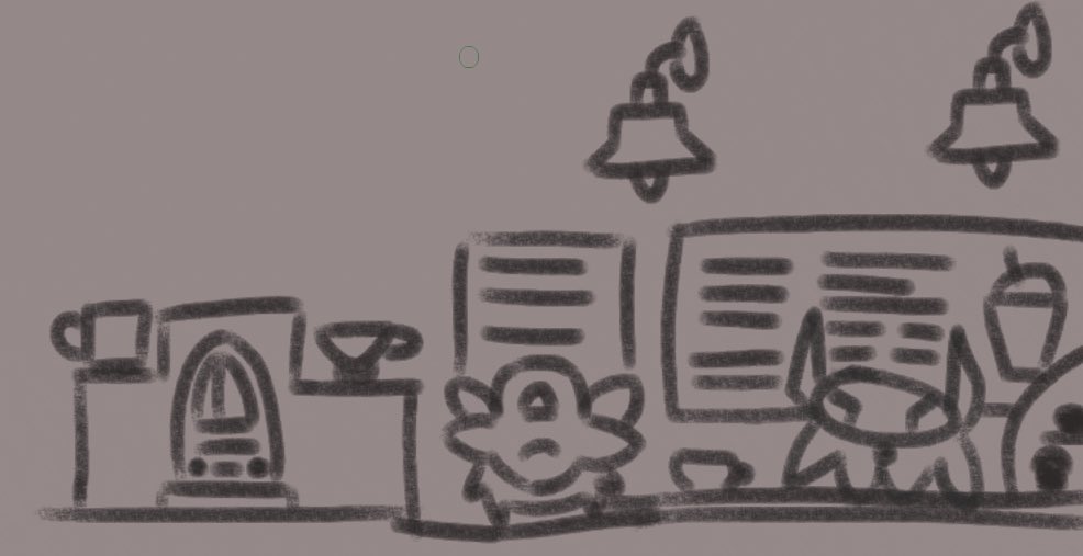 ClockturnModels's tweet image. Mmm cafe drawingsss