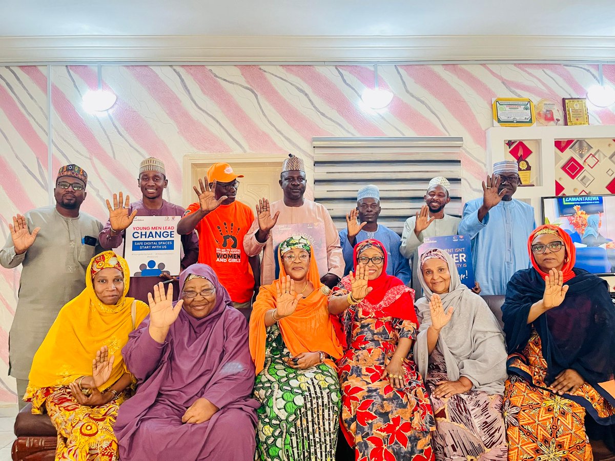 ymnnigeria's tweet photo. Kano State Young Men Network Against Sexual and Gender-Based Violence, with NAPTIP &amp; partners, conducted advocacy visit to Kano State Min. of Women Affairs, Children &amp; PWDs during #16DaysofActivism #YMN https://t.co/GgV6ZVa8R6