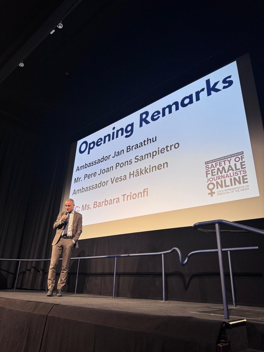 perejoanpons's tweet image. As @oscepa President It is an immense honor to be part of the #SOFJO 10 years project in the Safety of Female Journalists Online.  Our Parliamentary Assembly is and will be a megaphone to fight attacks to Media and to women