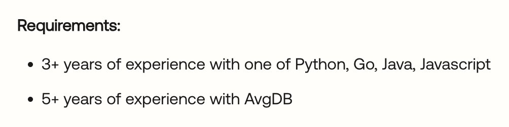 yenkel's tweet image. job postings getting crazy out there @AvgDatabaseCEO