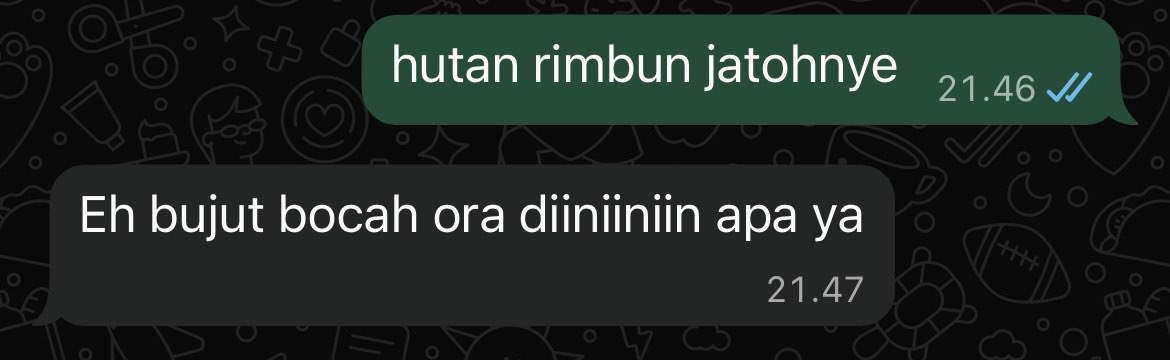 devanoooot's tweet image. suara sama nada adit ngomong kedengeran dari chat wa