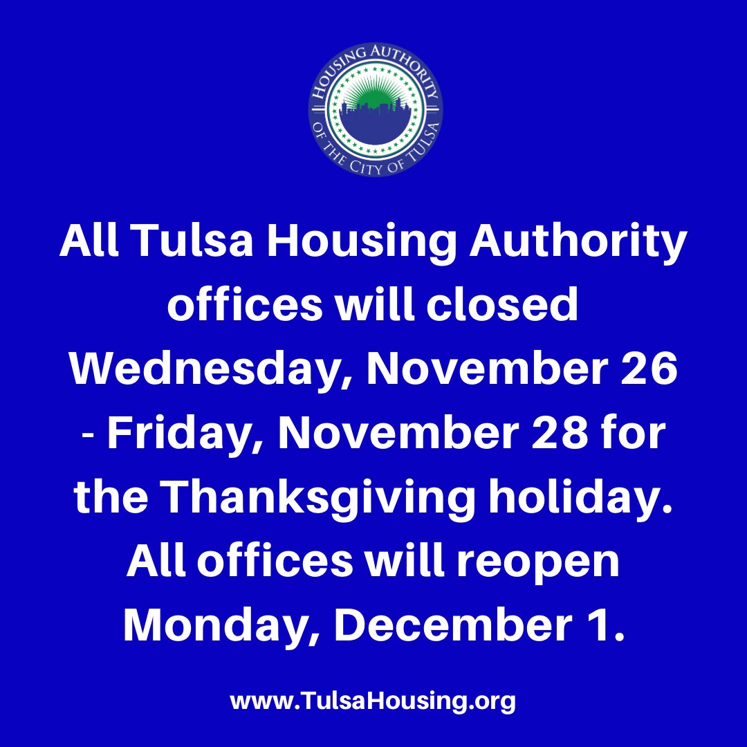 Tulsa Housing Authority (@tulsahousing) on Twitter photo 