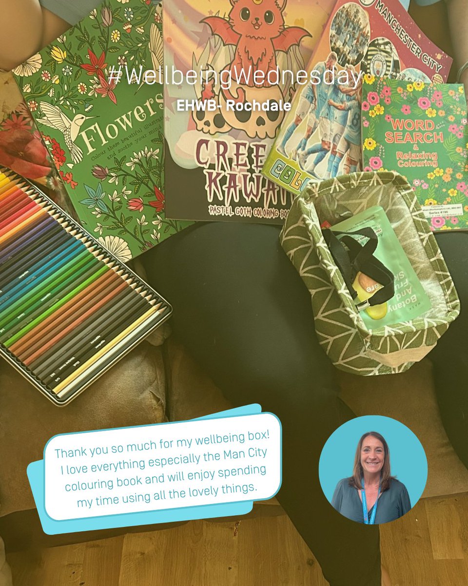 EarlyBreakUK's tweet image. Well-being Wednesday has arrived in the Rochdale office! Here are some of the items our team have provided for our young people recently! ✨✨✨

#Wellbeing #EarlyBreak