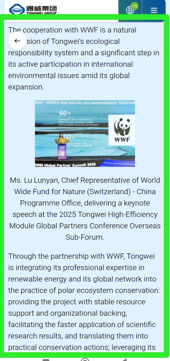 FestilaOvidiu's tweet image. &quot;[]a Win-Win Path for Re[]&quot;(source of this written material and photos from this post➡️site en.tongwei.com)🙂☀️👏👏👏👍👍👍,我非常非常美麗,溫柔,迷人,善良,賢良,有智慧的妻子舒琪 ☺️🫶🌹🫶👩‍❤️‍👨😘✌️+✌️.🟢✌️ #TheTongwei_WWFCooperationProgram ✌️ #ForBetterLife ✌️🟢 @Tongwei_Solar