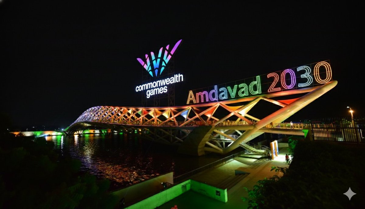 KapiL_ShaH's tweet image. Feeling immensely proud! 🙌🇮🇳

Our beloved Amdavad has been selected as the host city for the Commonwealth Games 2030! 🏅🔥

A historic moment that puts our city on the global map.

Amdavad, let’s shine! 🌟 #CommonwealthGames2030 #Amdavad