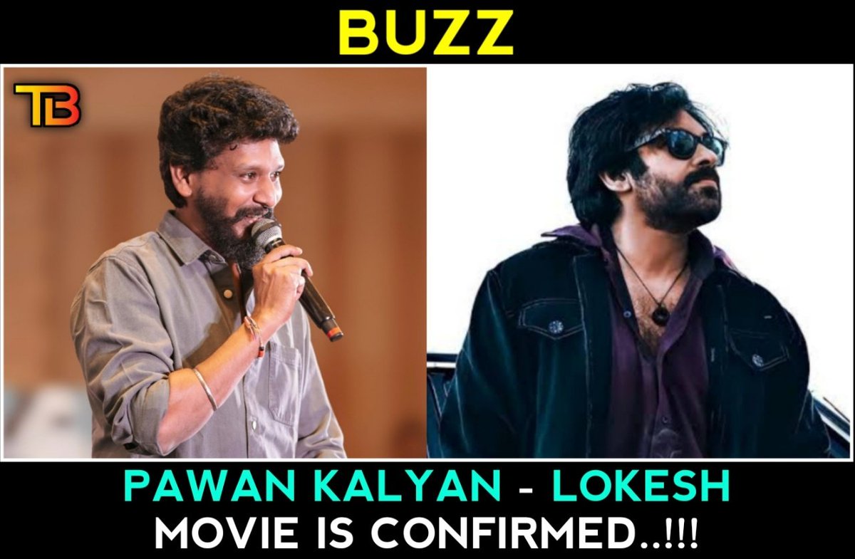 TBO_Updates's tweet image. #PawanKalyan #LokeshKanakaraj