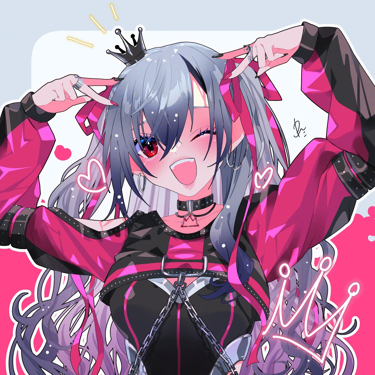 「じゃじゃーん！リオナかわいい？」

※ツリーに黒背景アリ
 #リオナート