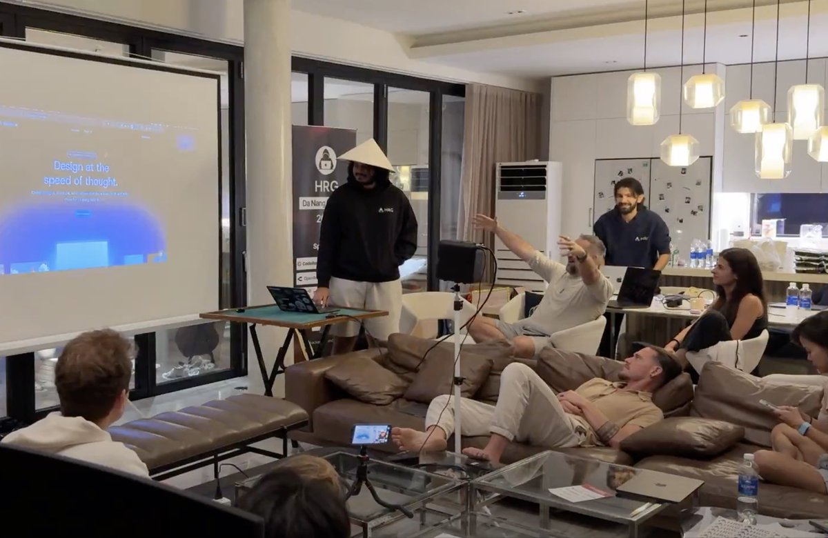 AlexReibman's tweet image. The world’s top indie hackers rented this luxury villa in Vietnam to build AI apps for 30 days straight.

I joined for the final week to see what they cooked.

Here’s the final weekly update before Demo Day at @HackerResidency in Da Nang 🇻🇳 (🧵):