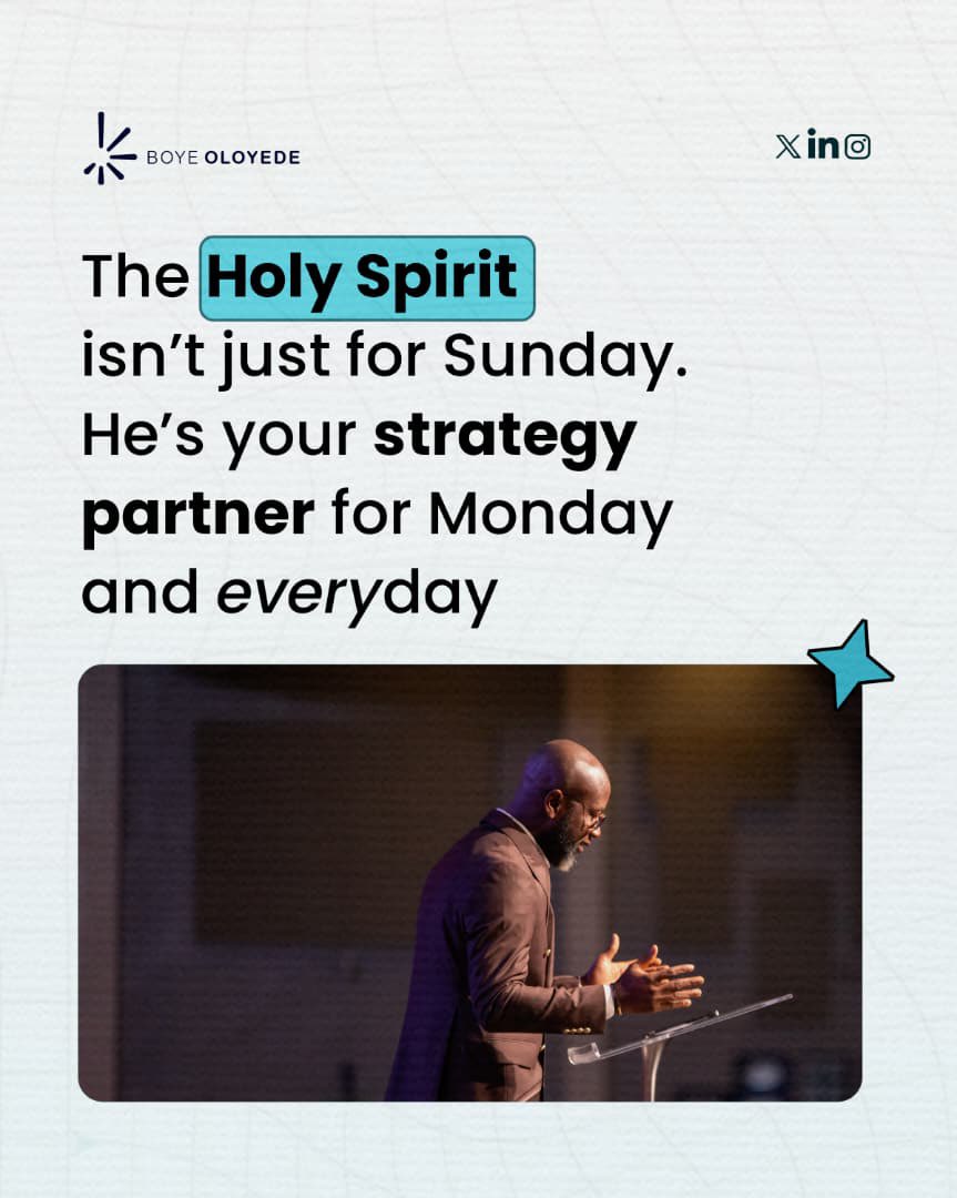 Great leaders don’t separate faith from decision-making; they integrate it.
You can pray about growth, but partnership begins when you invite the Holy Spirit into your planning, your team meetings, and your daily choices.

Spiritual intelligence gives you clarity.