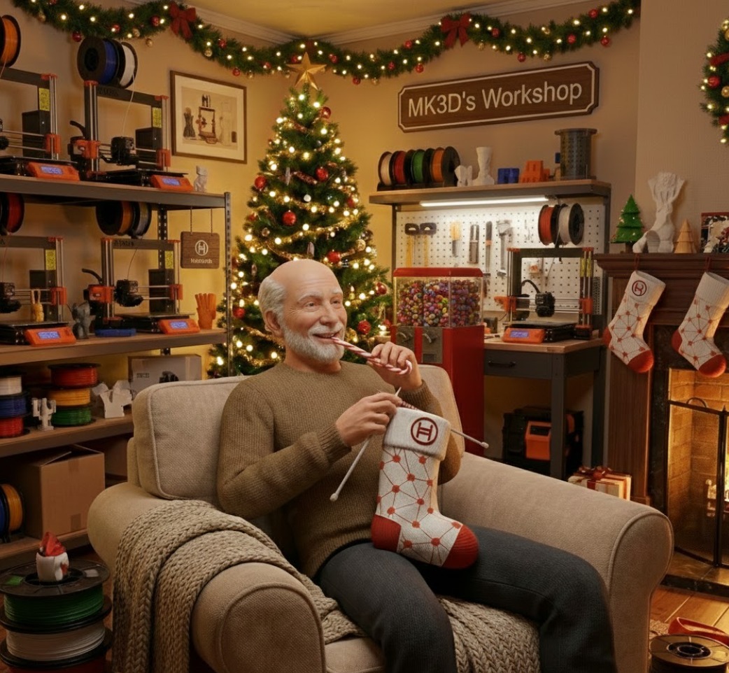 MK3D_'s tweet image. 🎁 GIVEAWAY TIME! 🎁

I’m deep in my dusty 3D workshop… knitting something sweet for the @hedera community 👀🍬

To celebrate, I’m giving away 10 Whitelist spots for the incoming sweetest mint in 2025. 🎄🧦😉

To enter:
✨ Follow me + @candy_hbar 
✨ Like &amp;amp; RT
✨ Drop a comment…