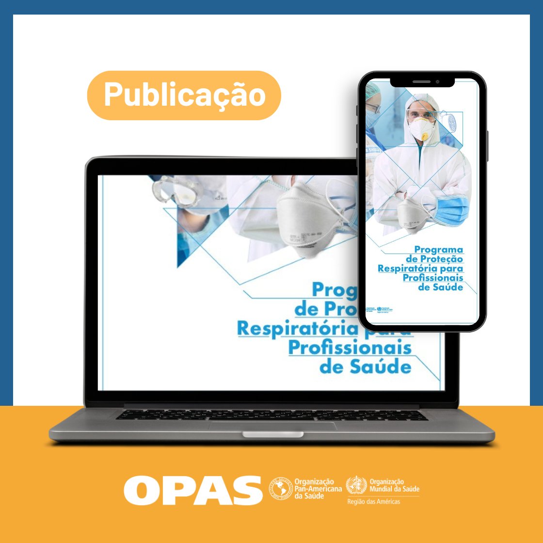 OPASOMSBrasil's tweet image. 👩🏿‍⚕️👨🏽‍⚕️ Profissional de saúde, esta publicação é para você!

O manual da OPAS aborda os riscos respiratórios em ambientes de saúde, os princípios da proteção respiratória e o planejamento e a implementação de programas de proteção, entre outros pontos.

➡️ iris.paho.org/handle/10665.2…