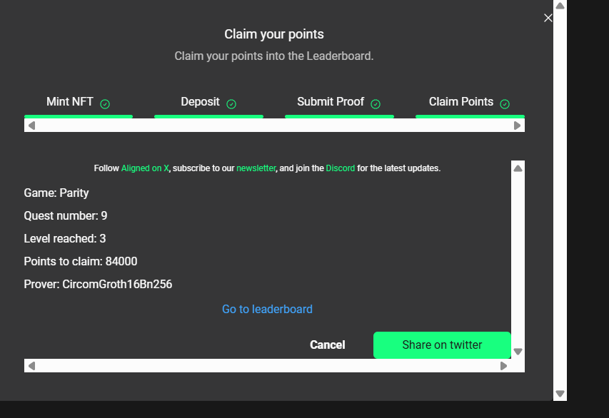 Zk아케이드 9일차

오늘도 어김없이 2개다 완료했네요.

근데 사진을 안찍어서 ㅋㅋㅋ 하나밖에 없는 후

<a href="/alignedlayer/">Aligned</a> 
#ZKArcadeRound9