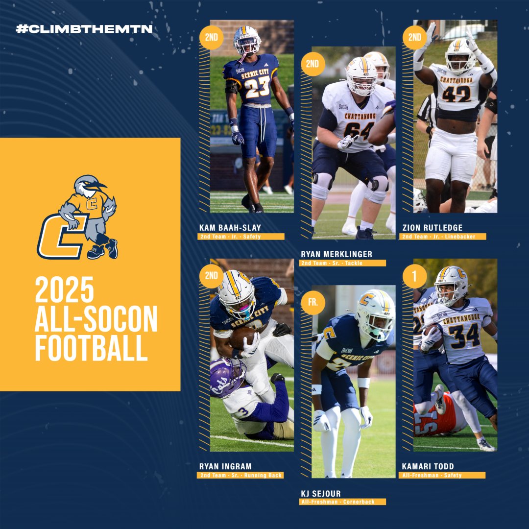 6⃣ earn All-SoCon recognition

<a href="/GoMocs/">Chattanooga Mocs</a>.com: bit.ly/4rBZDwK