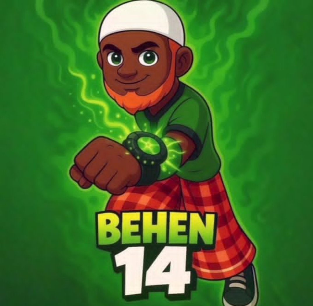 BEN 10 ❌ BEHEN 14 ✅