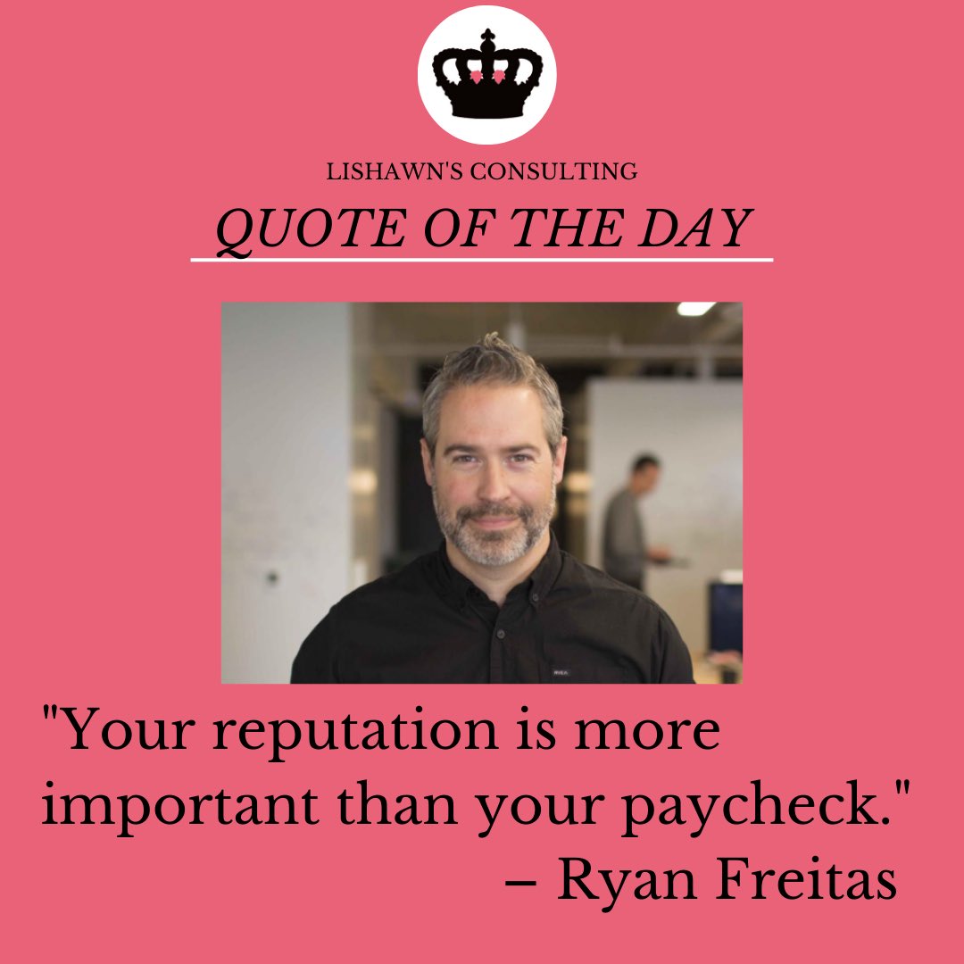 LishawnConsult's tweet image. Are you working on building your reputation? Comment down below! 👇✨

#lishawnsconsulting
#lishawn
#reputation
#likeforlike
#like4like