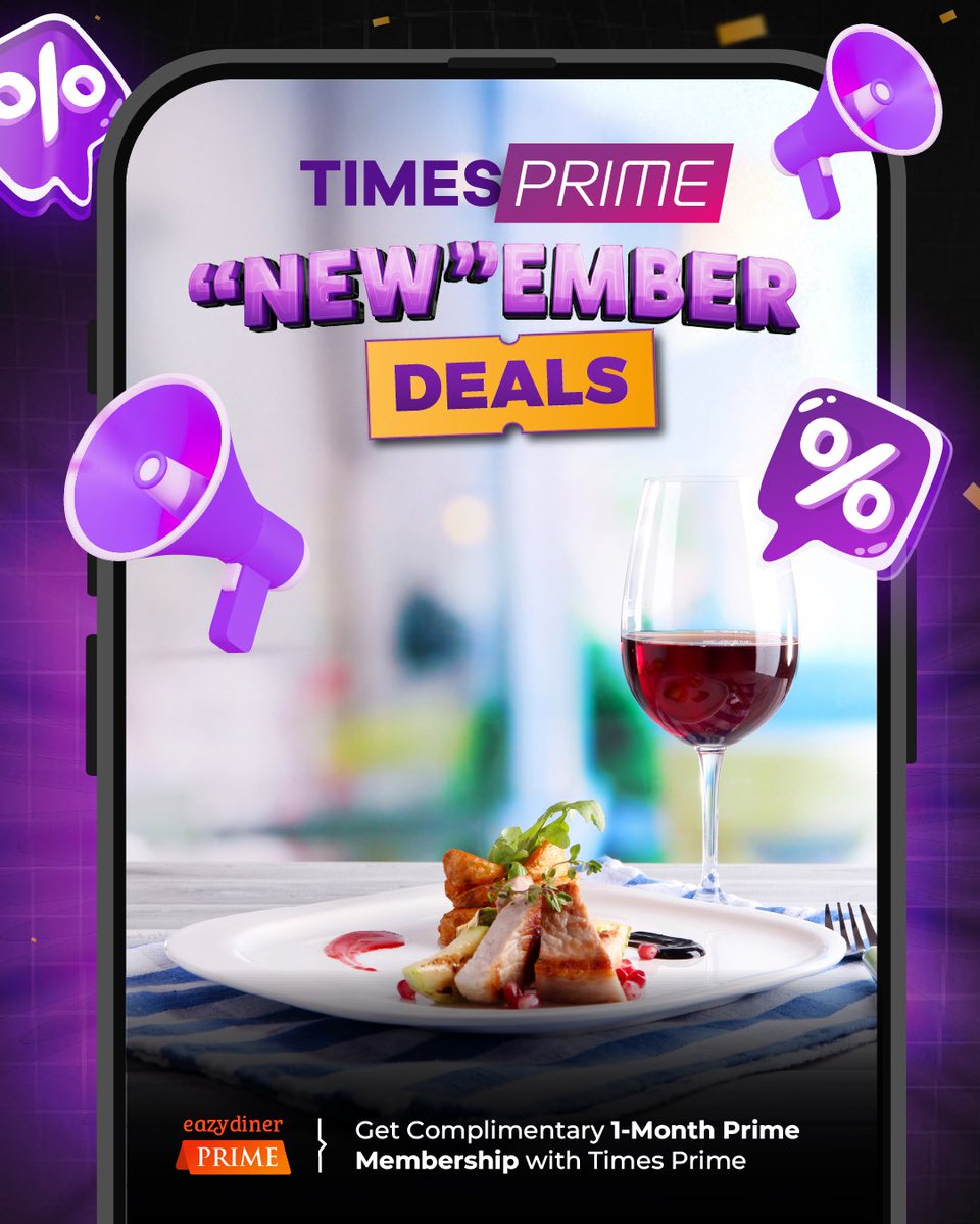 For every “I think we should eat out tonight?” person, there’s one of the city’s finest tables waiting for them. 🍽️🍷

Get 1-month complimentary <a href="/eazydiner/">EazyDiner</a> Prime Membership with Times Prime! ✨

#timesprime #eazydiner #foodanddining #members #benefits