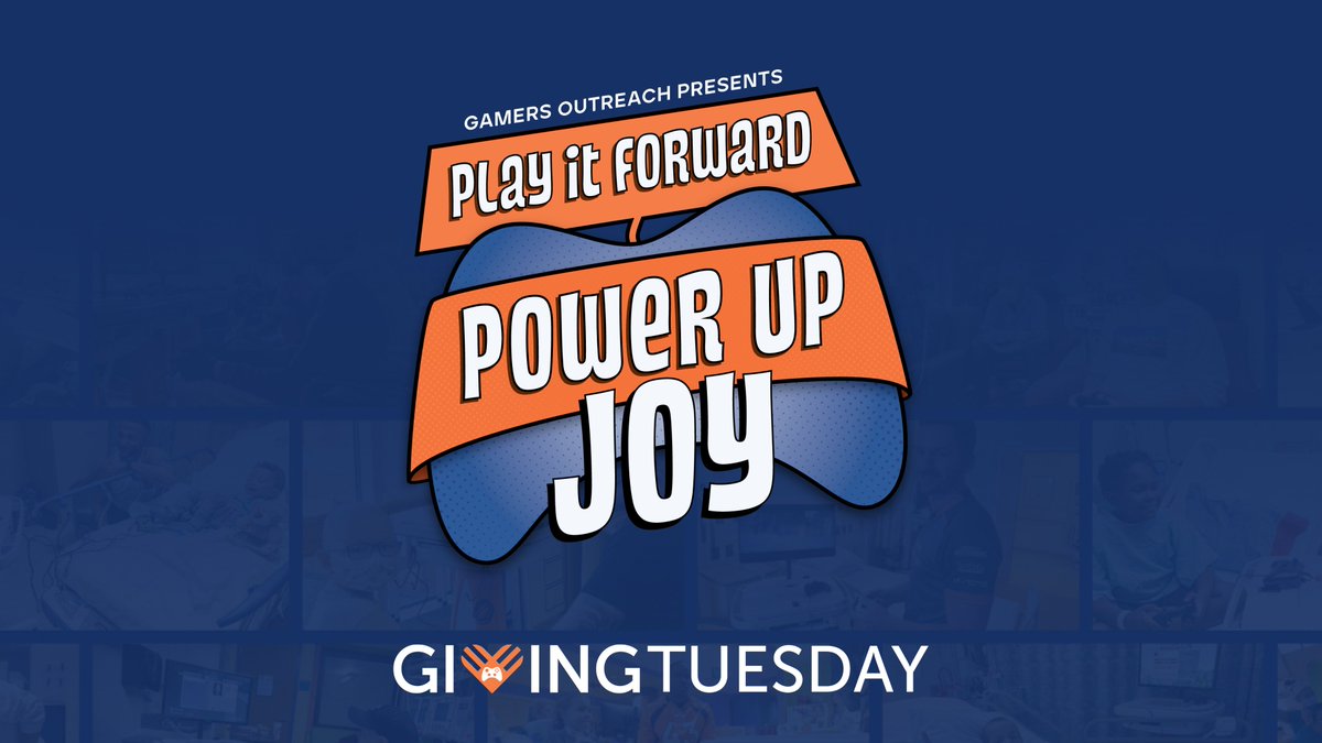 This #GivingTuesday, help bring joy and play to kids in hospitals globally!

🧡 Our Play it Forward, Power Up Joy campaign is live.

Donate or share at gof.gg/PlayItForward