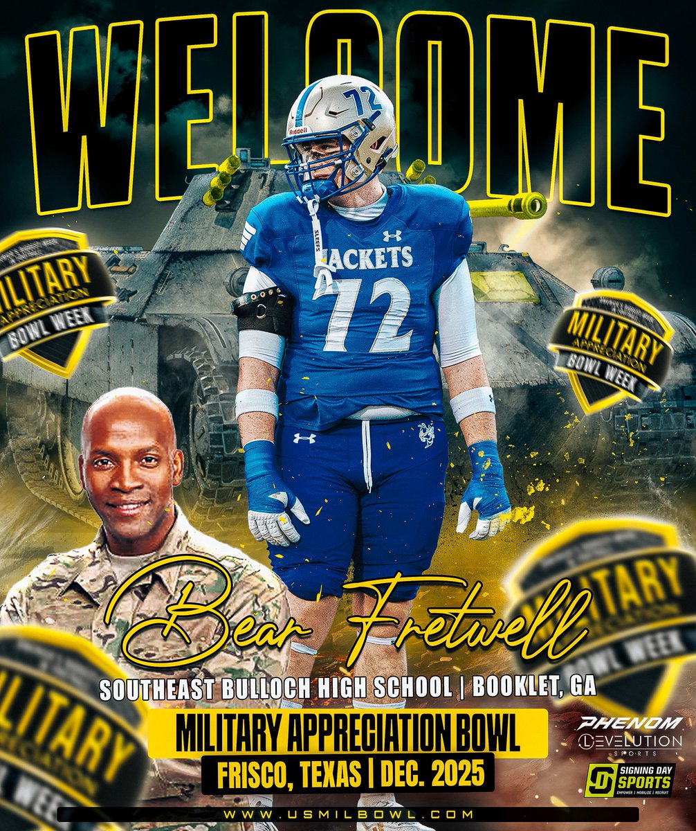 I’m officially all American! <a href="/joeray36/">Joe Ray</a> <a href="/SEBFBCOACH/">Jared Zito</a> <a href="/CoachCKap/">Chris Kapilovic</a> <a href="/AndrewJBone/">Andrew Bone</a> <a href="/adamgorney/">Adam Gorney</a>  <a href="/USArmyBowl/">Military Appreciation Bowl Week</a> <a href="/BrettGreenberg_/">Brett Greenberg</a>