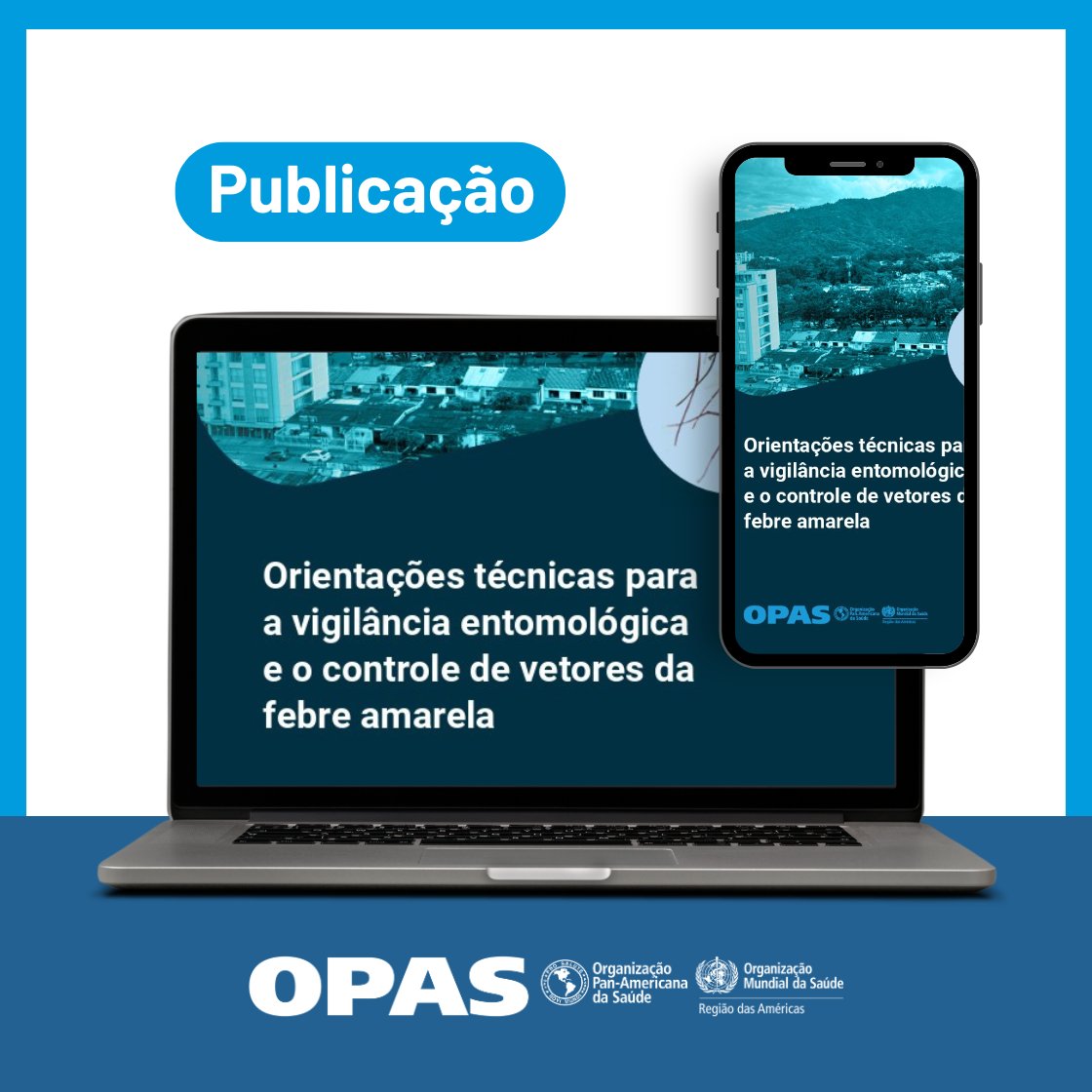 OPASOMSBrasil's tweet image. ❌🦟 Esta publicação técnica foi desenvolvida pela OPAS como ferramenta estratégica para apoiar os programas nacionais de controle de vetores na definição e execução de ações de vigilância entomológica e controle.