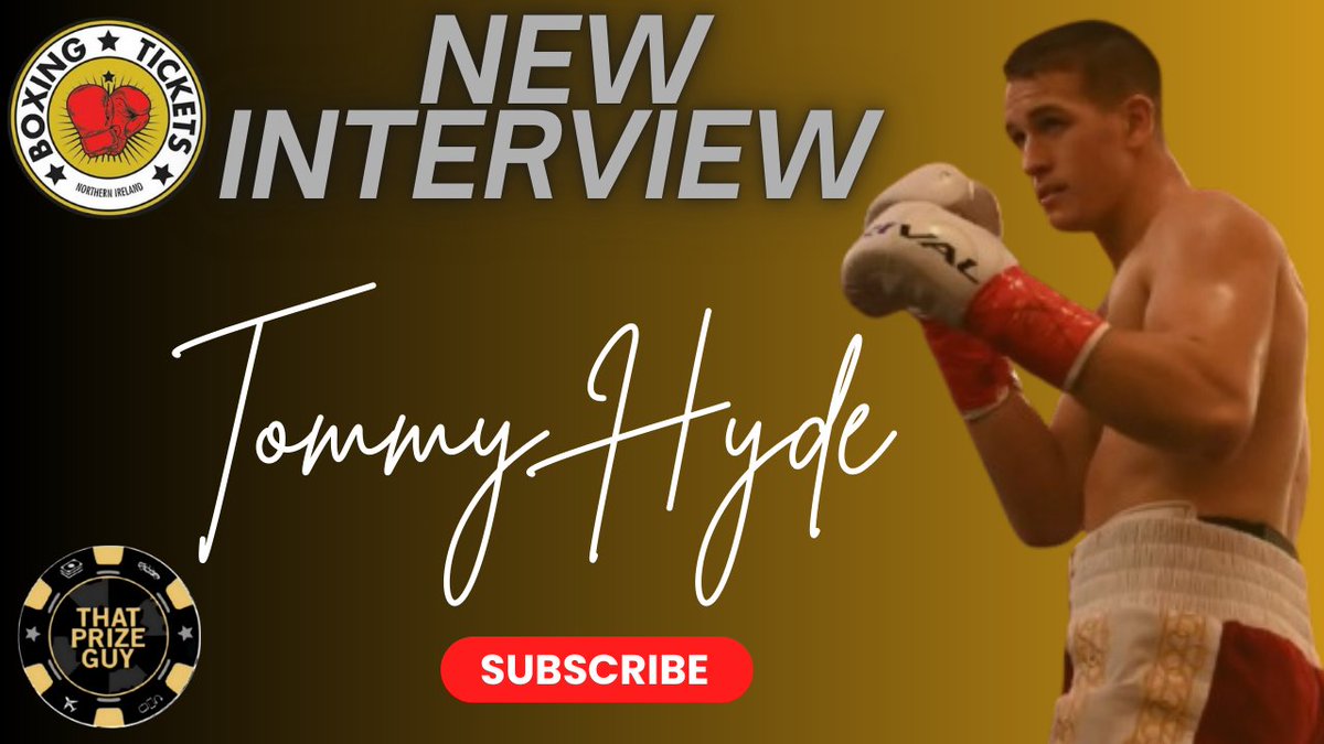 🚨 New Interview 🚨
In association with <a href="/ThatPrizeGuy/">That Prize Guy</a> 

<a href="/tommyhyde99/">Tommy Hyde</a> 🗣
Break Him Down, Not Go to War! Great performance incoming, going to play to the crowd

Tommy headlines the Nowhere2Hyde card in Cork this Saturday night as he takes on Mexican Paul Valenzuela live on
