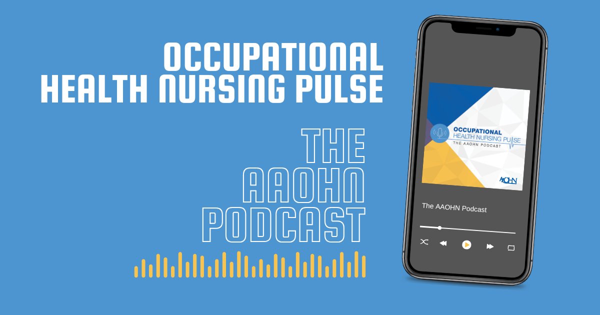 Listen to every episode of Occupational Health Nursing Pulse: The AAOHN Podcast 🎧. Gain practical guidance, trends, and research for occupational health nurses on the go. Tune in to hear from experts, insights, and learn about member experiences. 

 aaohn.org/Education/Podc…