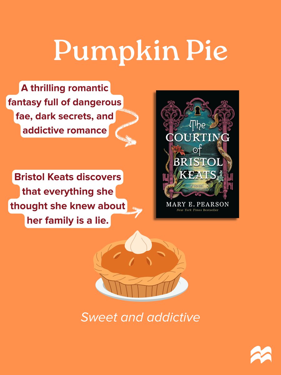 MacmillanUSA's tweet image. Mashed potatoes? Stuffing? Turkey? Whatever your favorite Thanksgiving dish is, let it pick your next read! Tell us which book you’ll be gobbling up this holiday! 📚🦃

#HolidayReads #TBR #BookRecs
