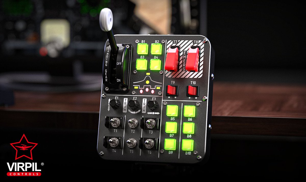 VIRPILControls's tweet image. If you dream it, your VPC Universal Control Panel can do it!

Designed to be as versatile as possible, they can be used in a wide variety of setups with a huge range of inputs, customisable controls and programmable RGB buttons!

Which VPC Control Panel is your favourite?🤔