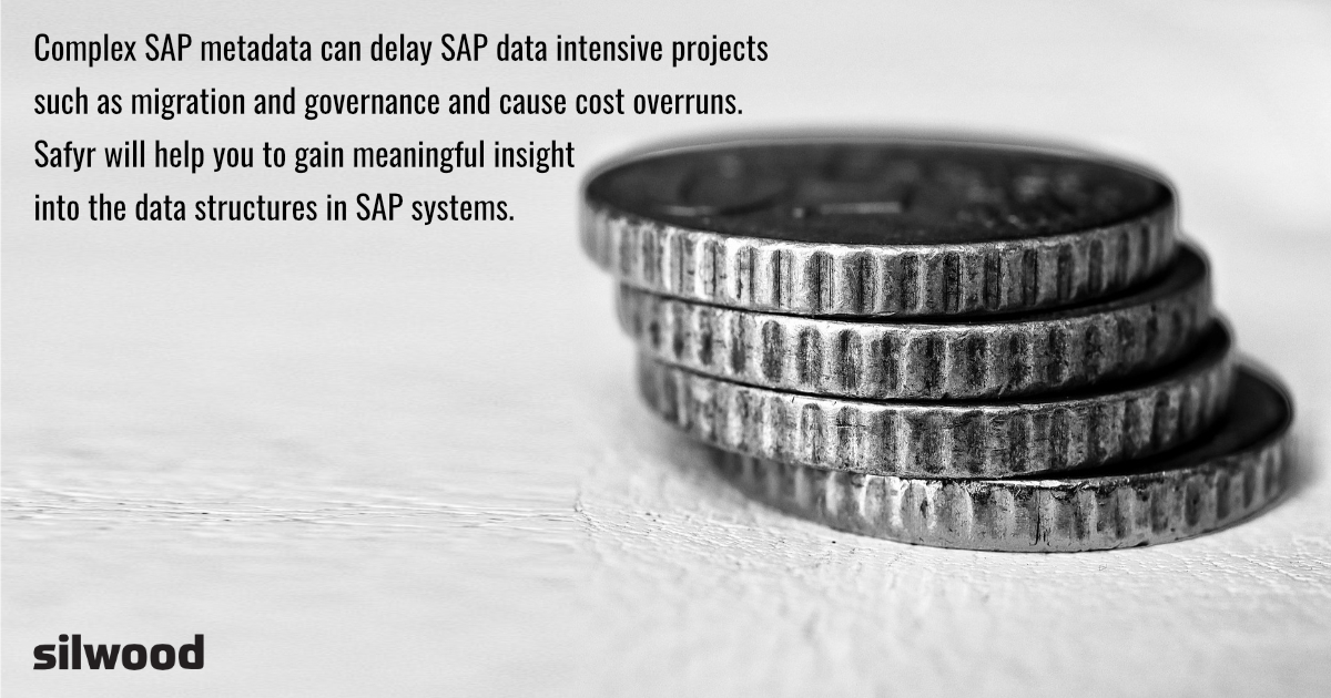 Silwood_Safyr's tweet image. Complex SAP #metadata can delay SAP data intensive projects such as migration and governance and cause cost overruns. Safyr will help you to gain meaningful insight into the data structures in #SAP systems. ow.ly/K4rz50WIliI