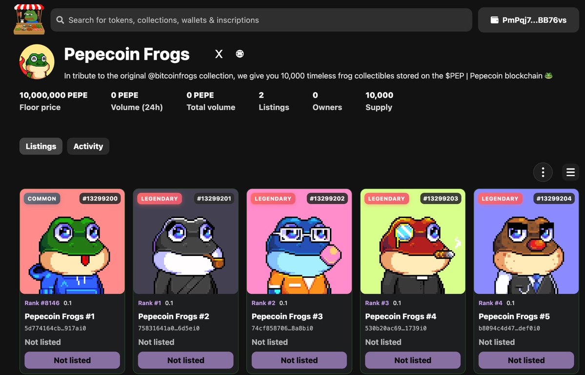 pepecoininfo's tweet image. @PepecoinNetwork 是一条由超过1w pepe粉丝维护的 公链！

历史上最受欢迎的邪教meme应该有属于自己的公链！

所有pepe相关的艺术品都应该在pepe公链上发布，而不是寄生在其他链上！

🐸🐸任何想要拥有在这条pepe公链上的纯正pepe 艺术品，在评论区留下你的地址！

可以在 @_froggymarket 上 交易