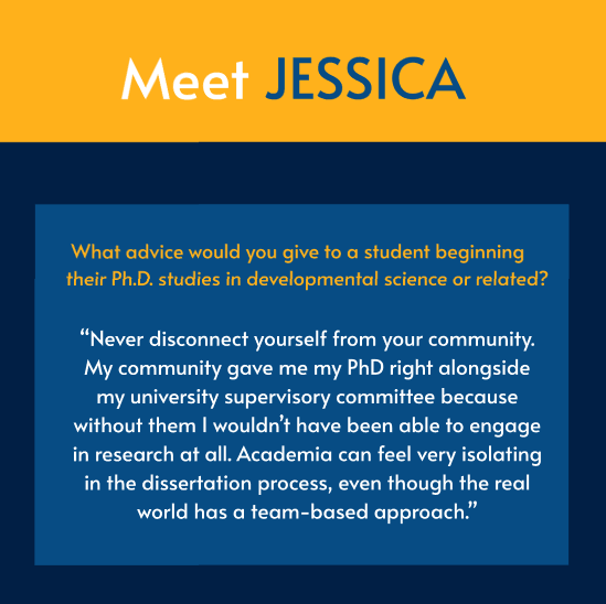SRCDtweets's tweet image. Meet #SRCD member (and SRCD Indigenous Caucus member) Jessica Saniguq Ullrich! Dr. Ullrich is an Assistant Professor at IREACH. Her family is originally from Kiŋigin – Native Village of Wales, and she is a Tribal Citizen of Nome Eskimo Community.

Read more here…