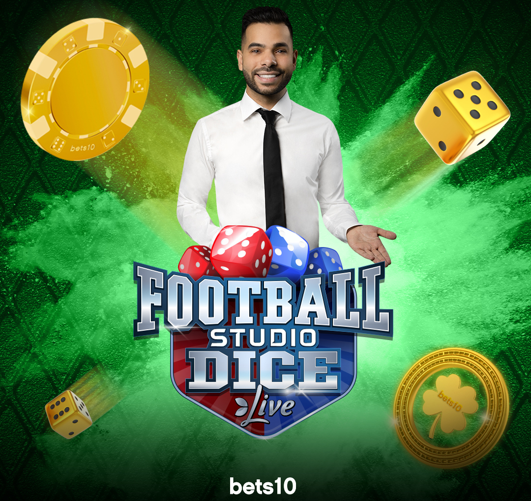giris__bets10's tweet photo. 🎲 Futbol coşkusu, zar heyecanıyla buluşuyor! Football Studio Dice Live ile favori takımını seç, zarları bekle ve kazancın tadını çıkar. Canlı krupiye eşliğinde, Bets10 Casino'da benzersiz bir deneyim yaşa! https://t.co/16FzDTWJ9P